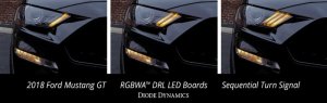 Ford Mustang Circuit Board - Diode Dynamics - RGBW DRL LED Boards - `18-`23